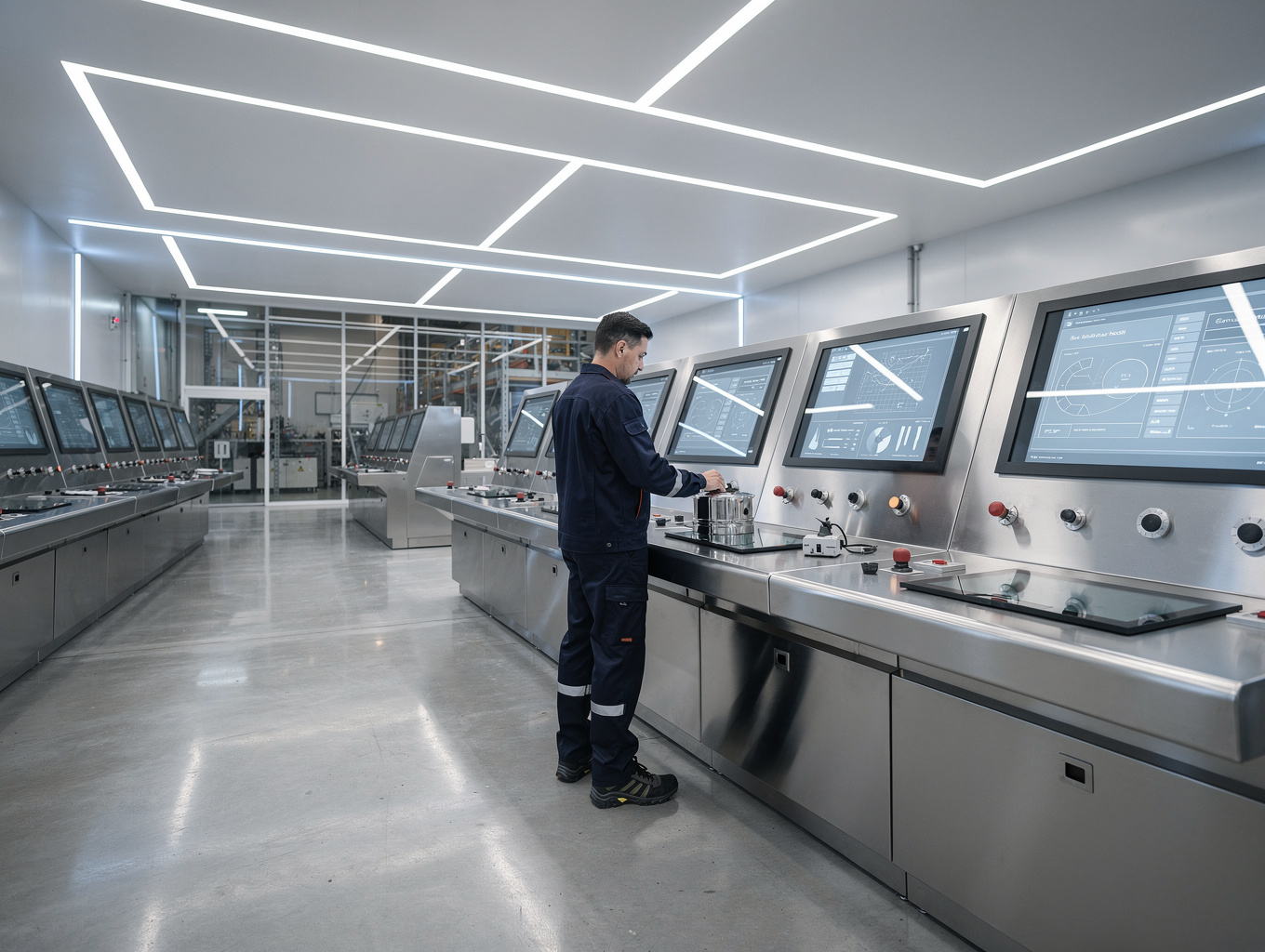 Modern HVAC control center in Dallas